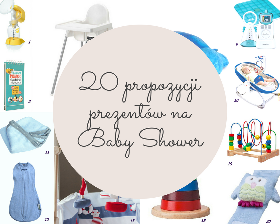 snave Diktere spejl 20 propozycji prezentów na Baby Shower - Blog lifestylowo-parentingowy