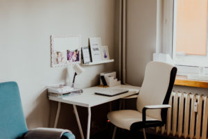 Kącik biurowy w domu