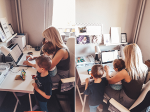 praca zdalna z dziećmi