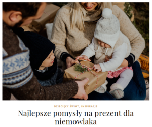 prezenty dla niemowlaka