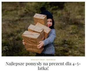 prezenty dla czterolatka