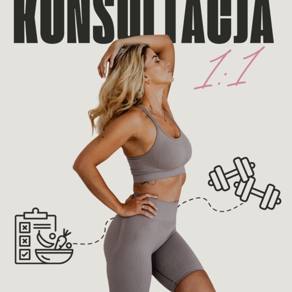 Konsultacja dietetyczno-treningowa 1:1 (online) - pierwszorazowa